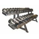 Гантельный ряд на стеллаже/стойке Profigym ГП-015 Гантельный ряд на стеллаже/стойке Profigym ГП-015