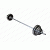 Штанга разборная хромированная 90 кг Profigym 1,9ШТХ-90-30