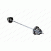 Штанга разборная хромированная 110 кг Profigym 1,9ШТХ-110-30