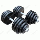 Гантели разборные по 40 кг Profigym ГРР-40 Гантели разборные по 40 кг Profigym ГРР-40