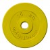 Диск/Блин 15 кг желтый Profigym ДТРЦ-15