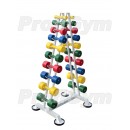 Гантельный ряд со стойкой елочка Profigym ГФ-005 Гантельный ряд со стойкой елочка Profigym ГФ-005