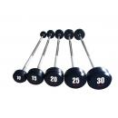 Набор прямых обрезиненных штанг AeroFit AFB145-S/10-30KG