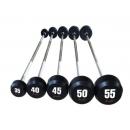 Набор прямых обрезиненных штанг AeroFit AFB145-S/35-55KG