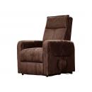 Массажное кресло-реклайнер EGO Lift Chair 4004 Шоколад