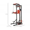 Стойка турник+тяга сверху-снизу DFC HOMEGYM HOMCOM 